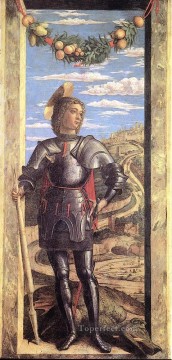 アンドレア・マンテーニャ Painting - セント・ジョージ・ルネッサンスの画家アンドレア・マンテーニャ
